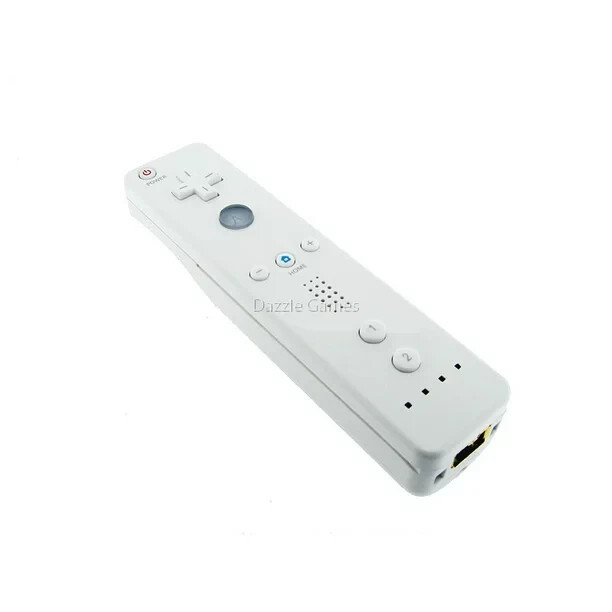 White Wireless Remote Wiimote & Nunchuck Controller Combo Nintendo Wii/U/Mini