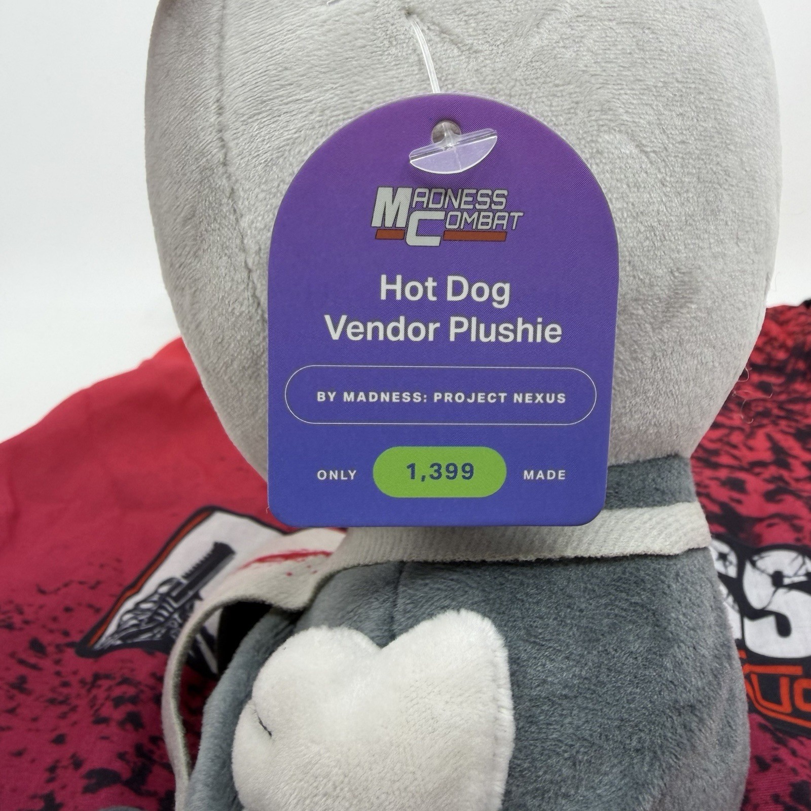 Makeship MADNESS: Project Nexus Hot Dog Vendor Plush LE 1399 BNWT