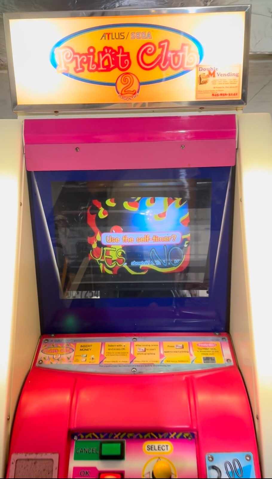 Vintage Pokemon – Altus / SEGA Print Club 2 Arcade Photo Booth – Before Snap
