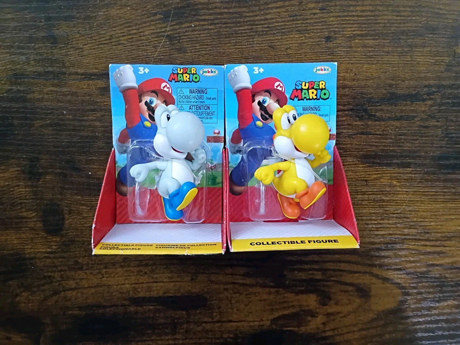 17-PK GLOWING BABY YOSHI 2.5″ Super Mario Nintendo Jakks Blue Orange Red Pink