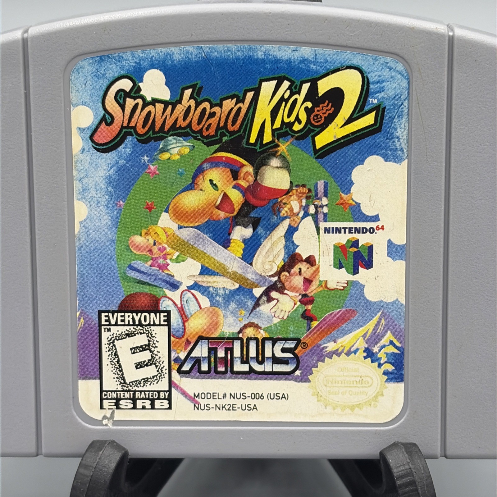SNOWBOARD KIDS 2 NINTENDO 64 -N64 CLEANED & TESTED ✅ AUTHENTIC 💯 Free Ship🇺🇸