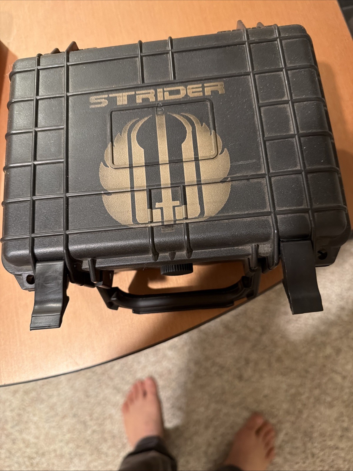Strider Knife Laser Engraved Water Proof Air Tight Storage Box 9”x6”
