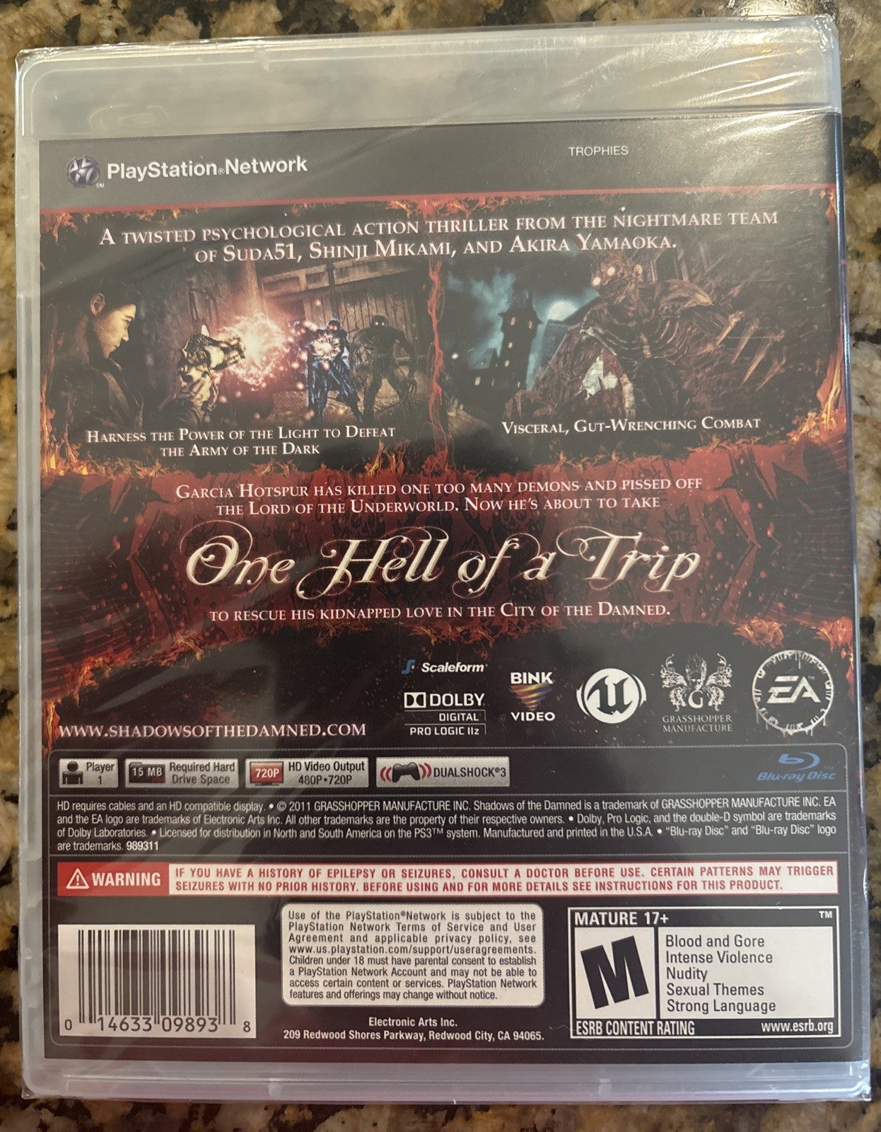 Shadows of the Damned – Sony PlayStation 3- SEALED/NEAR MINT