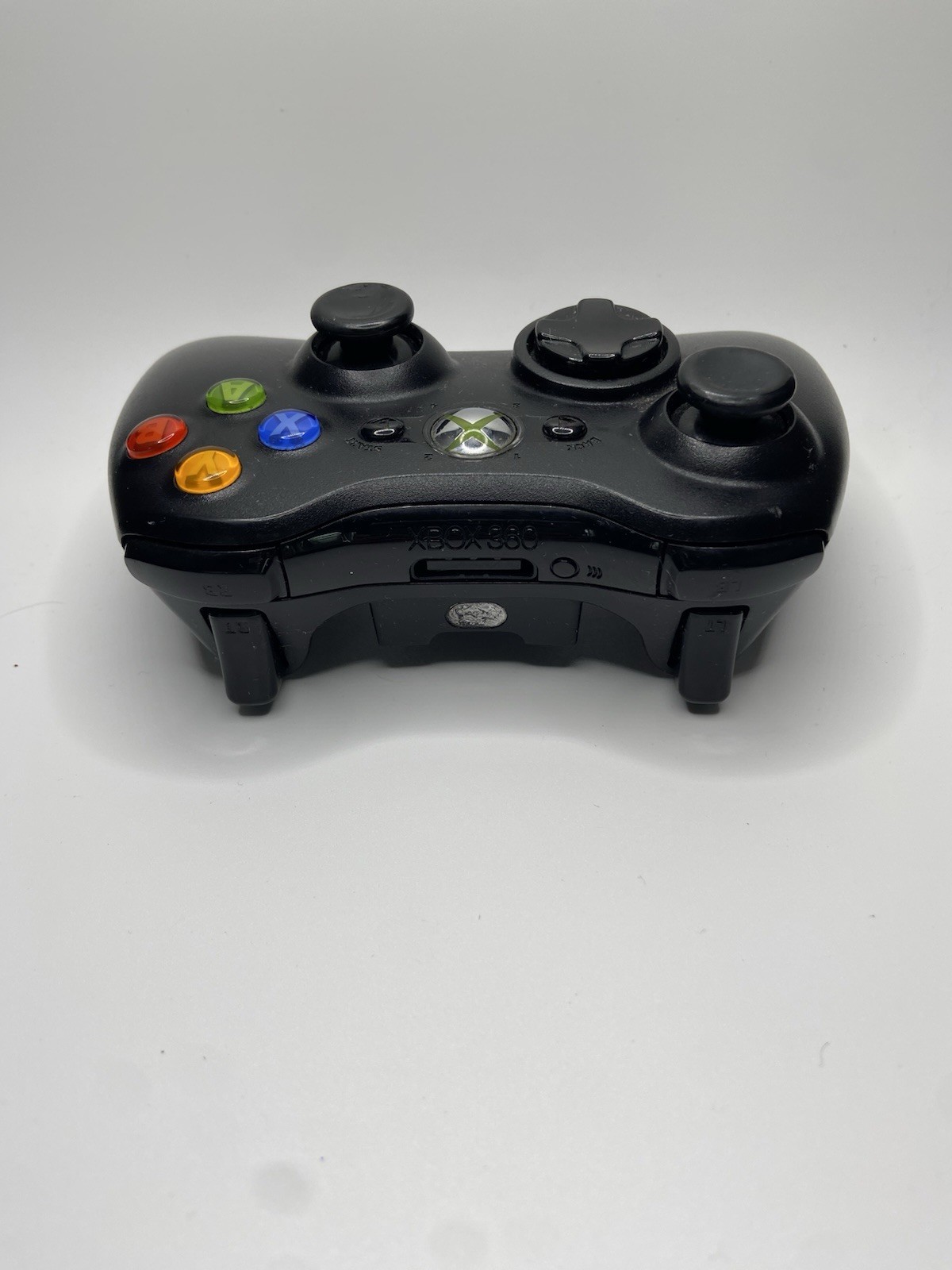 Microsoft Xbox 360 Wireless Controller Black Battery Powered Console Accessory