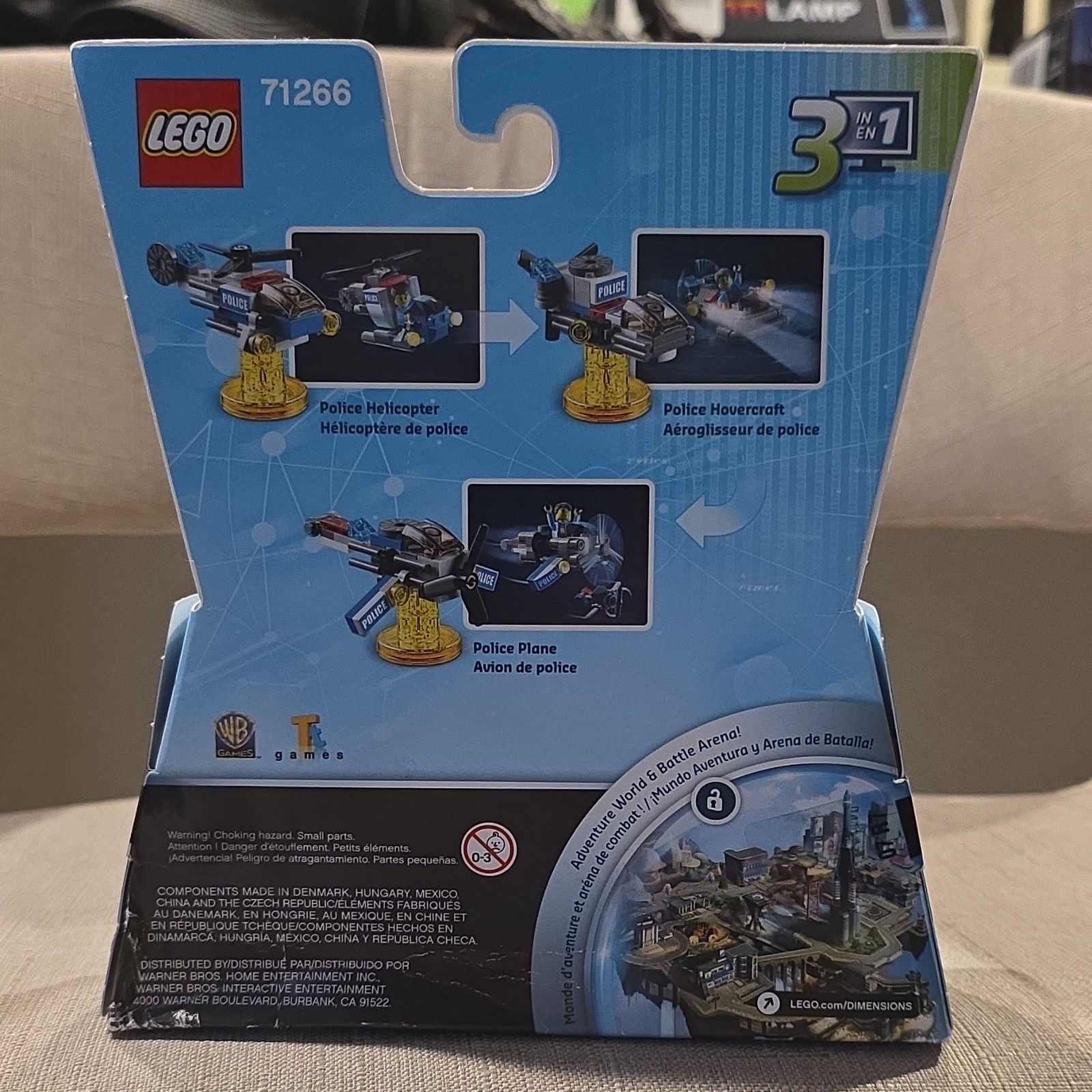 LEGO Dimensions Fun Pack Chase McCain Police Helicopter 3-in-1 71266