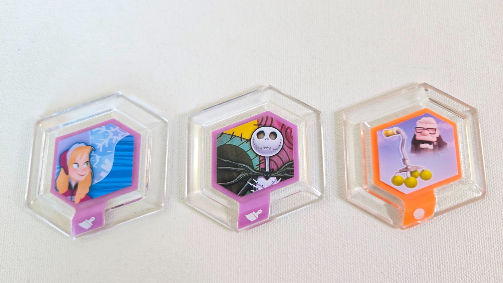 Disney Infinity Power Disc Lot Jack Skellington, Carl Fredricksen’s Cane, Frozen