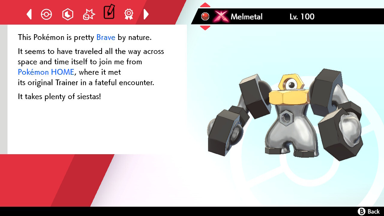 💚 GMax Melmetal Event | PoGo Transfer Gift | Pokemon Sword & Shield | UNTOUCHED