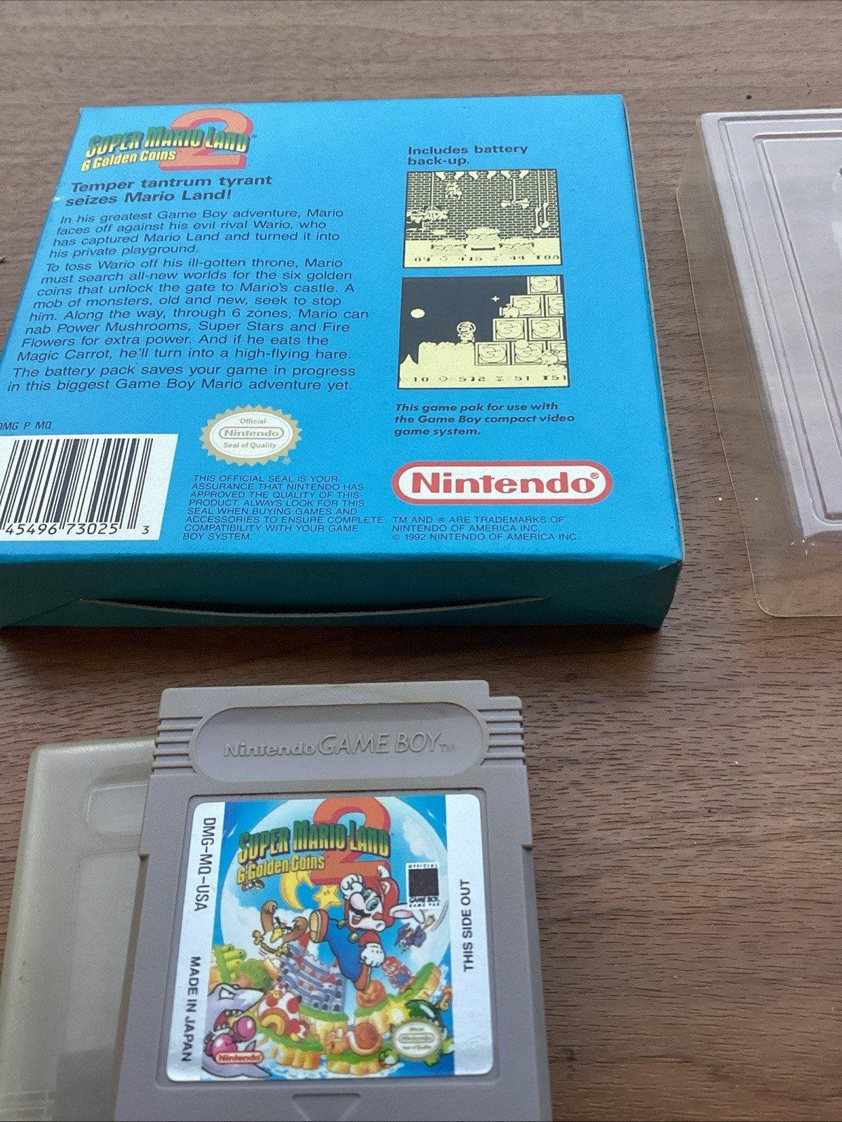 Super Mario Land 2: 6 Golden Coins (Nintendo Game Boy) Complete in Box CIB