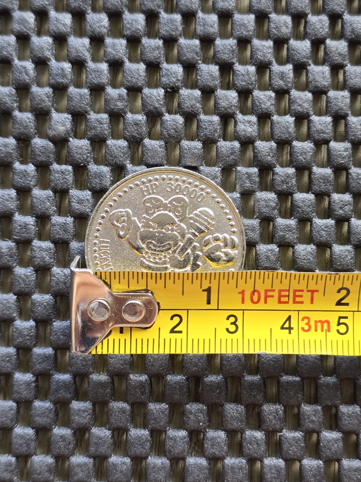 Super Mario Lucky World Coin Medal Nintendo Gachapon Rare Promo SNES GB [Wendy]