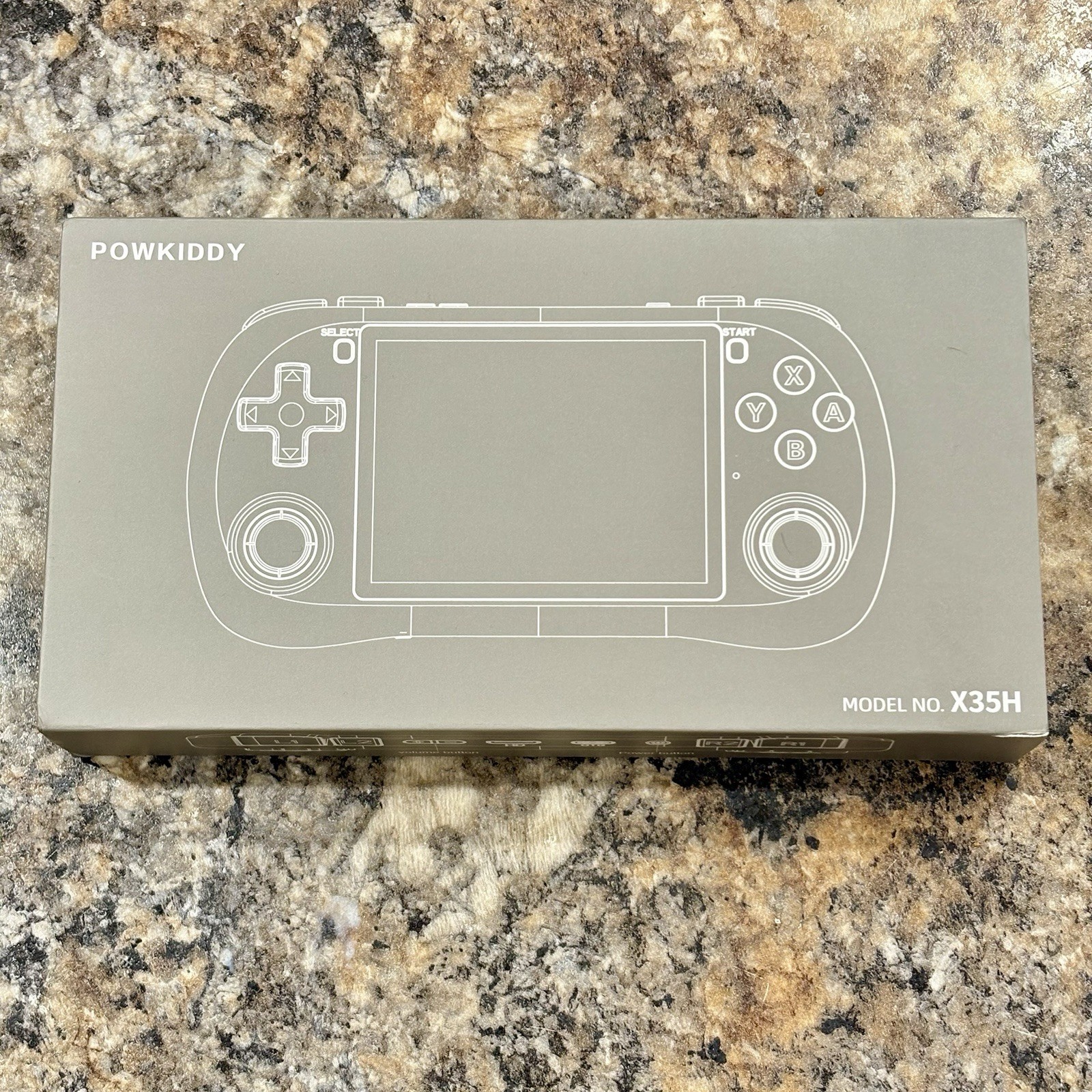 New PowKiddy X35H Gaming Handheld New 64GB Card Custom Loaded Ready To Play