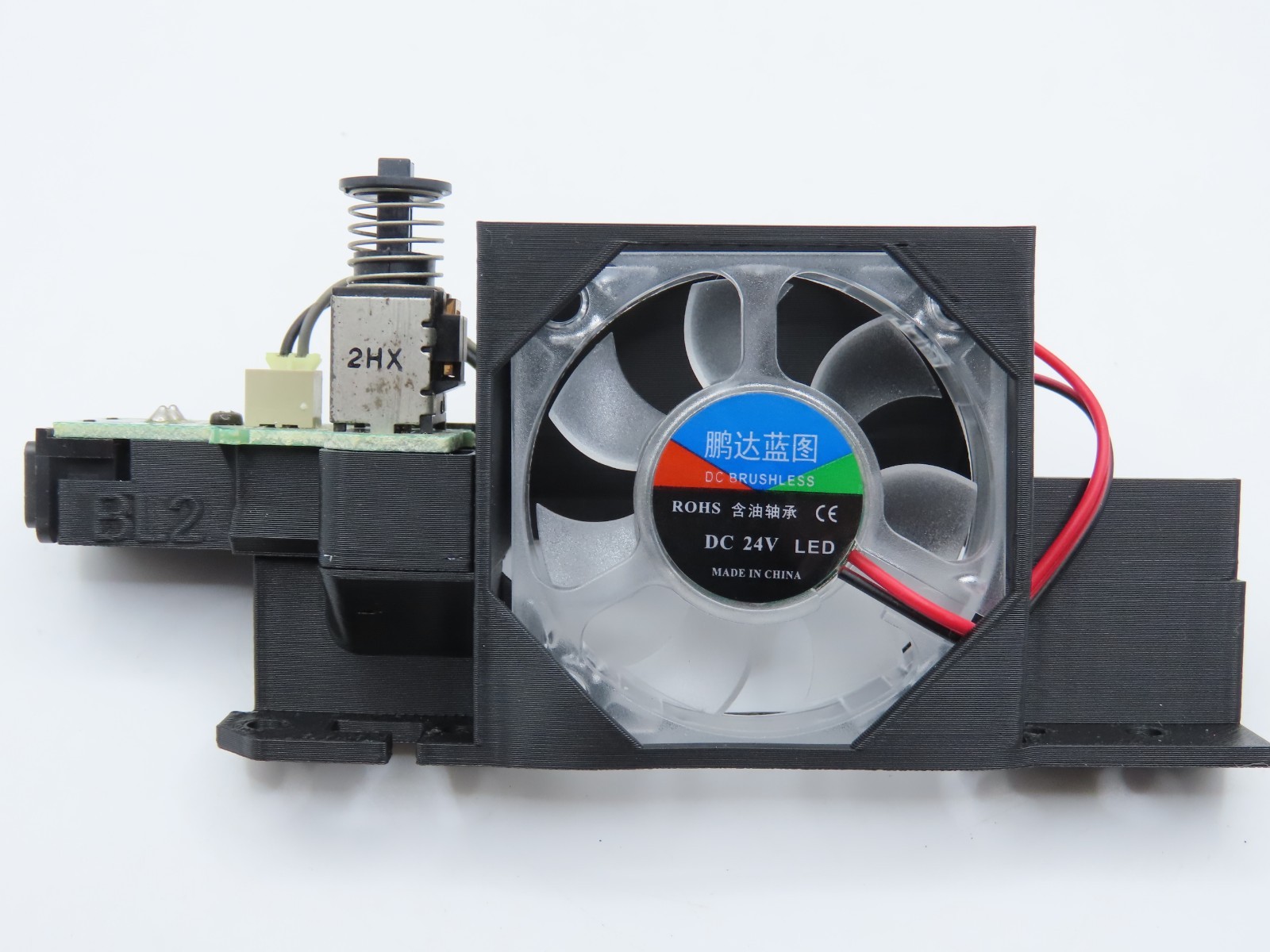 Nintendo GameCube LED COLOR CHANGING Lights Fan Assembly LED Mod OEM FAN PLUGS