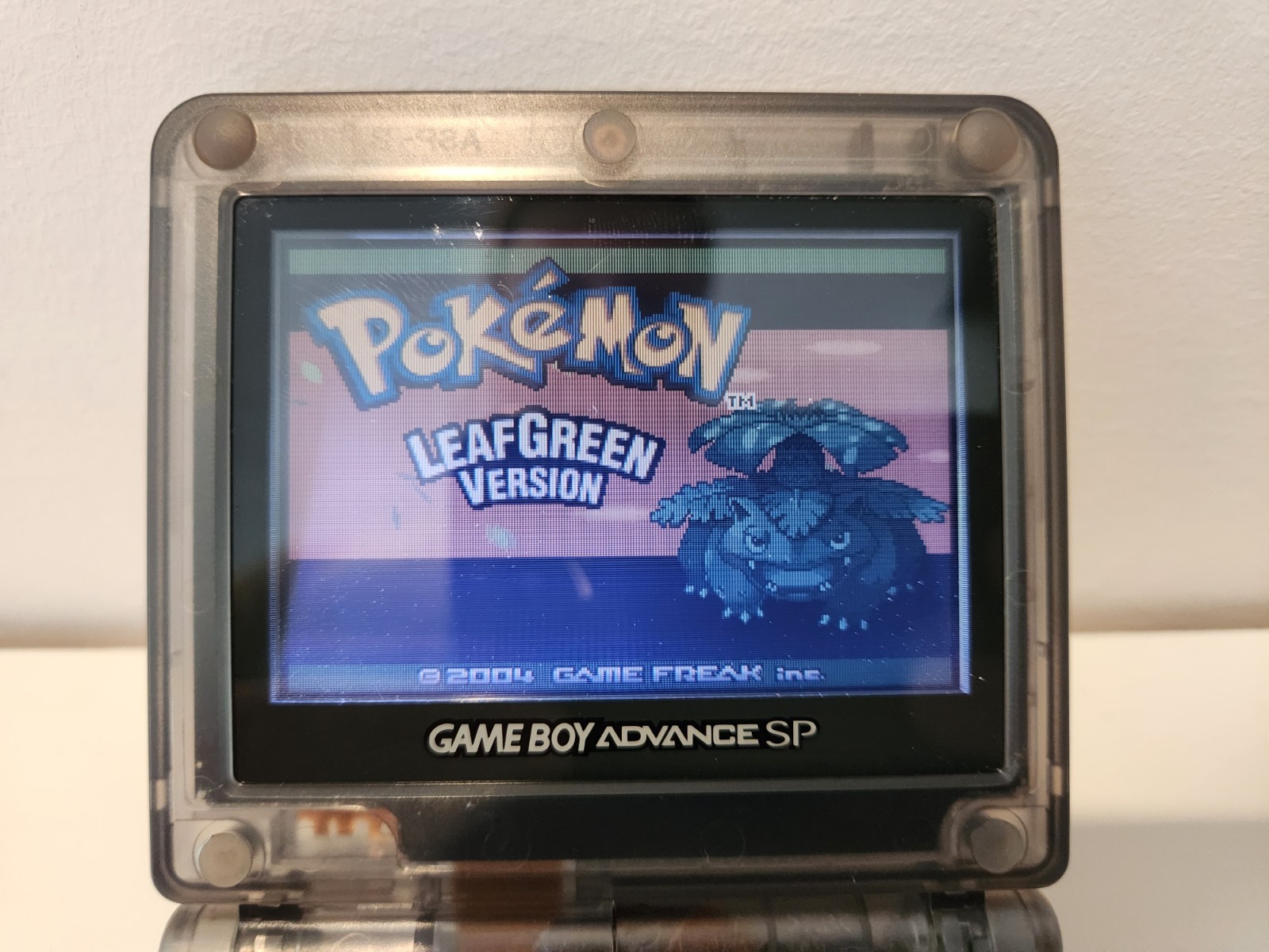 Game Boy Advance GBA SP Smoke Black AGS-001 Console – Tested Great for Pokemon