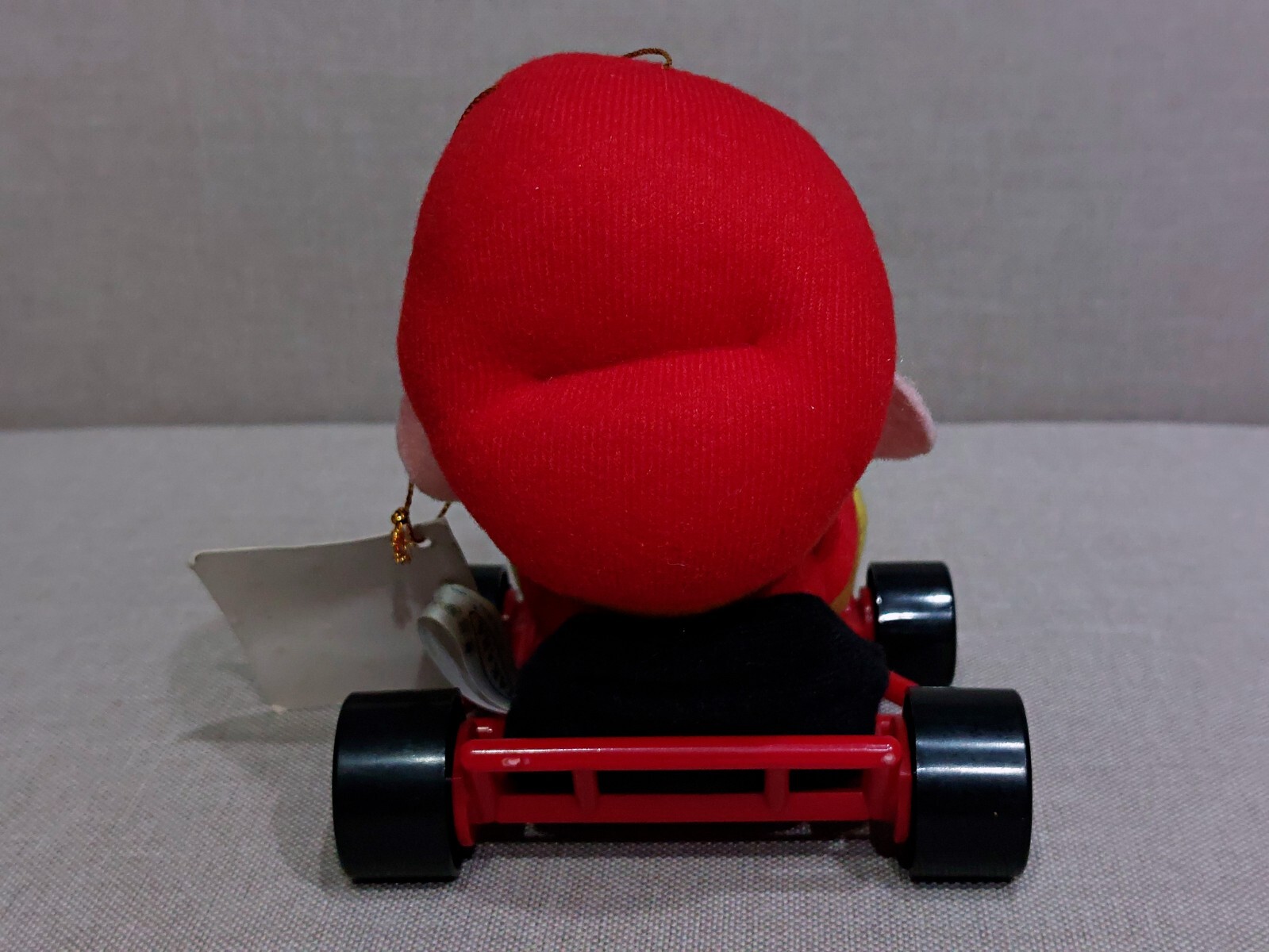 Super Mario Kart Mario Plush Doll Takara 1993 Vintage Toy Japan w/Tag 5.2in
