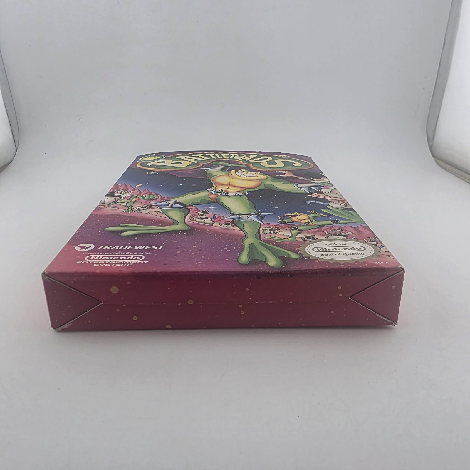 Battletoads NES Nintendo 1991 Oval SOQ REV-A Box – Box Only (No Game)