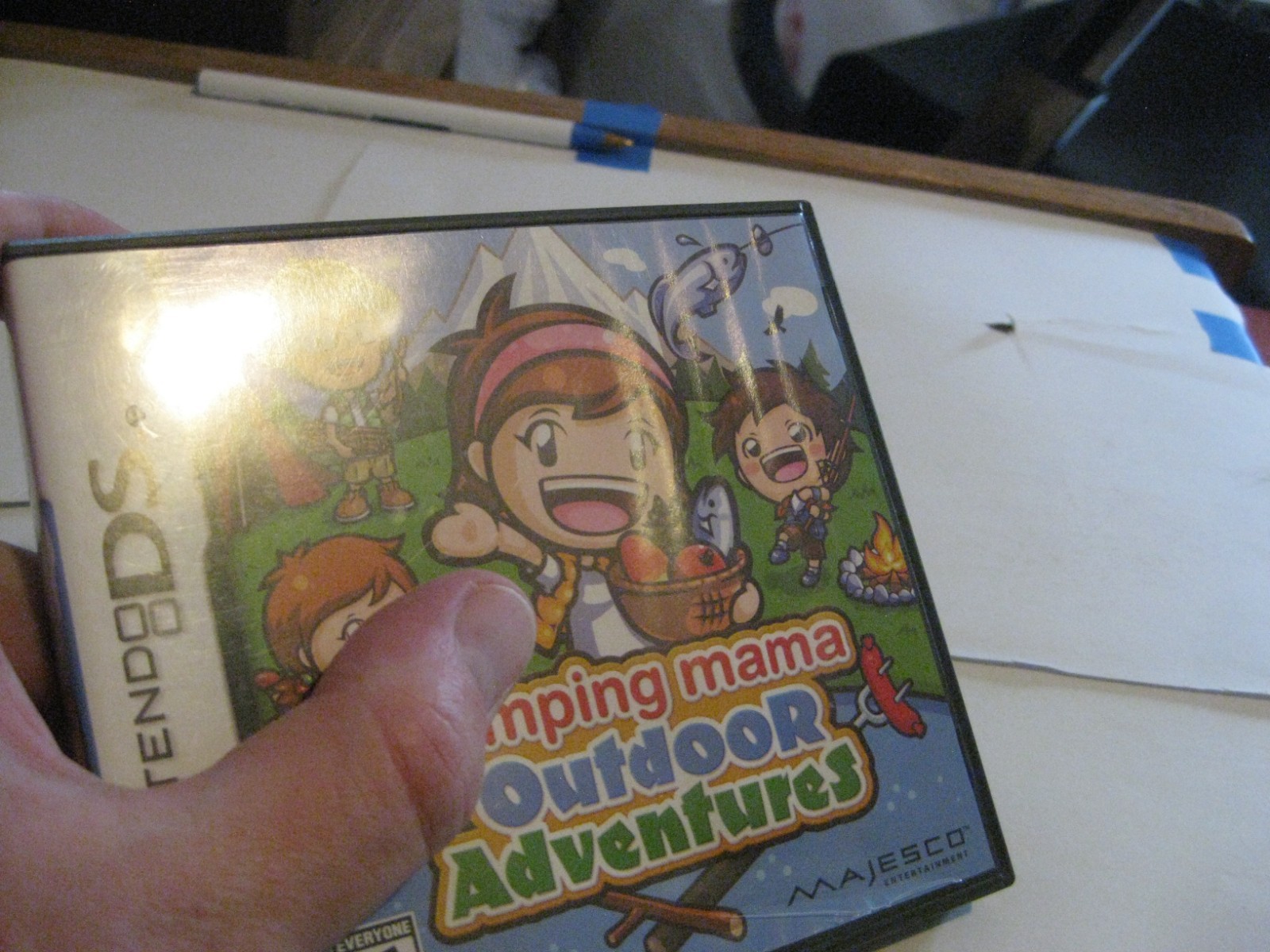 Camping Mama Outdoor Adventures – Nintendo DS, Light Water Damage to Case Art