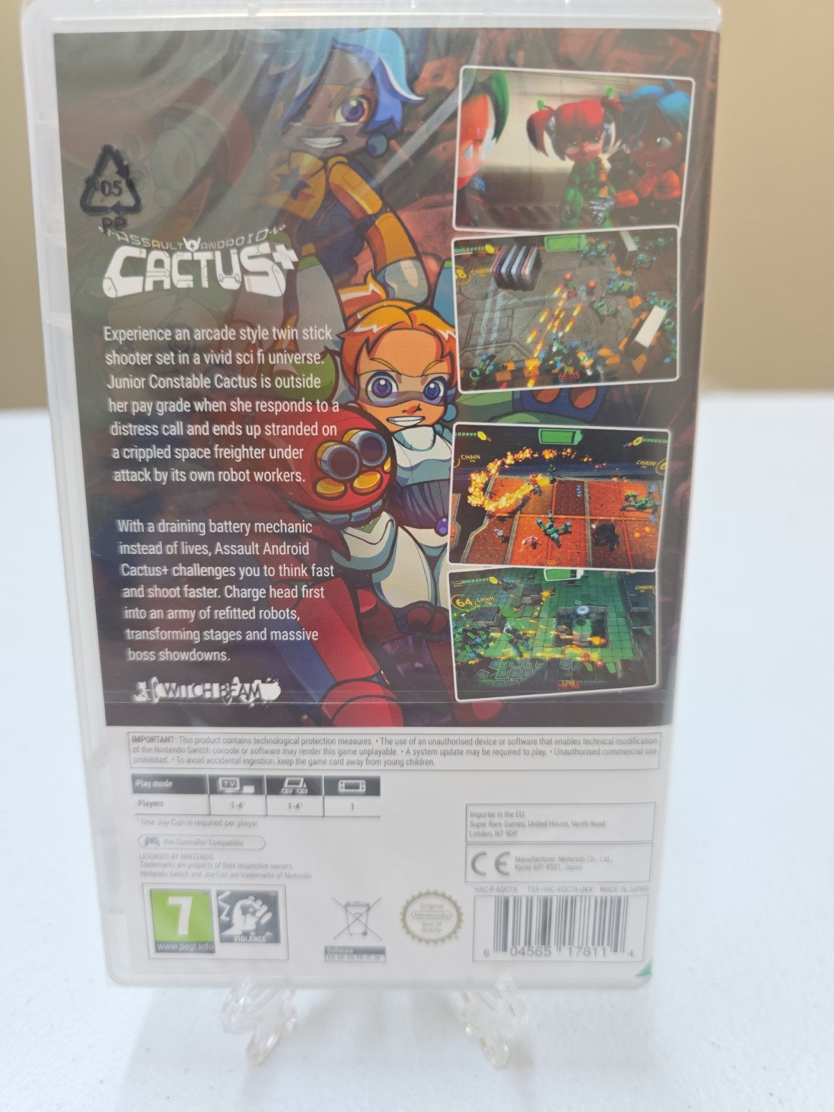 Assault Android Cactus Limited Edition Nintendo Switch Super Rare Games #28