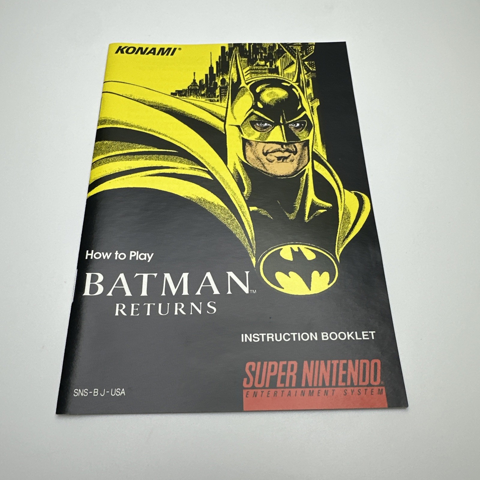 Batman Returns Super Nintendo SNES Complete CIB Nice Box Very Good Condition