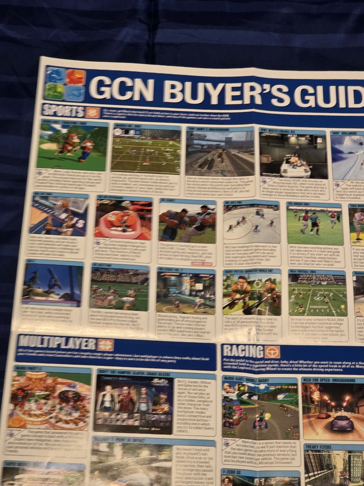 Nintendo Power 2003 Buyer’s Guide GameCube GBA Zelda Pokemon Colosseum