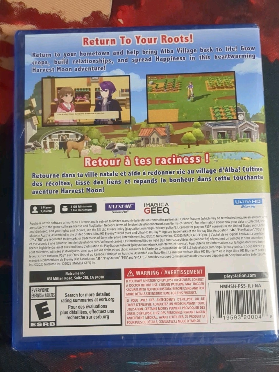 Harvest Moon: Home Sweet Home Special Edition – Playstation 5, Brand New Sealed!