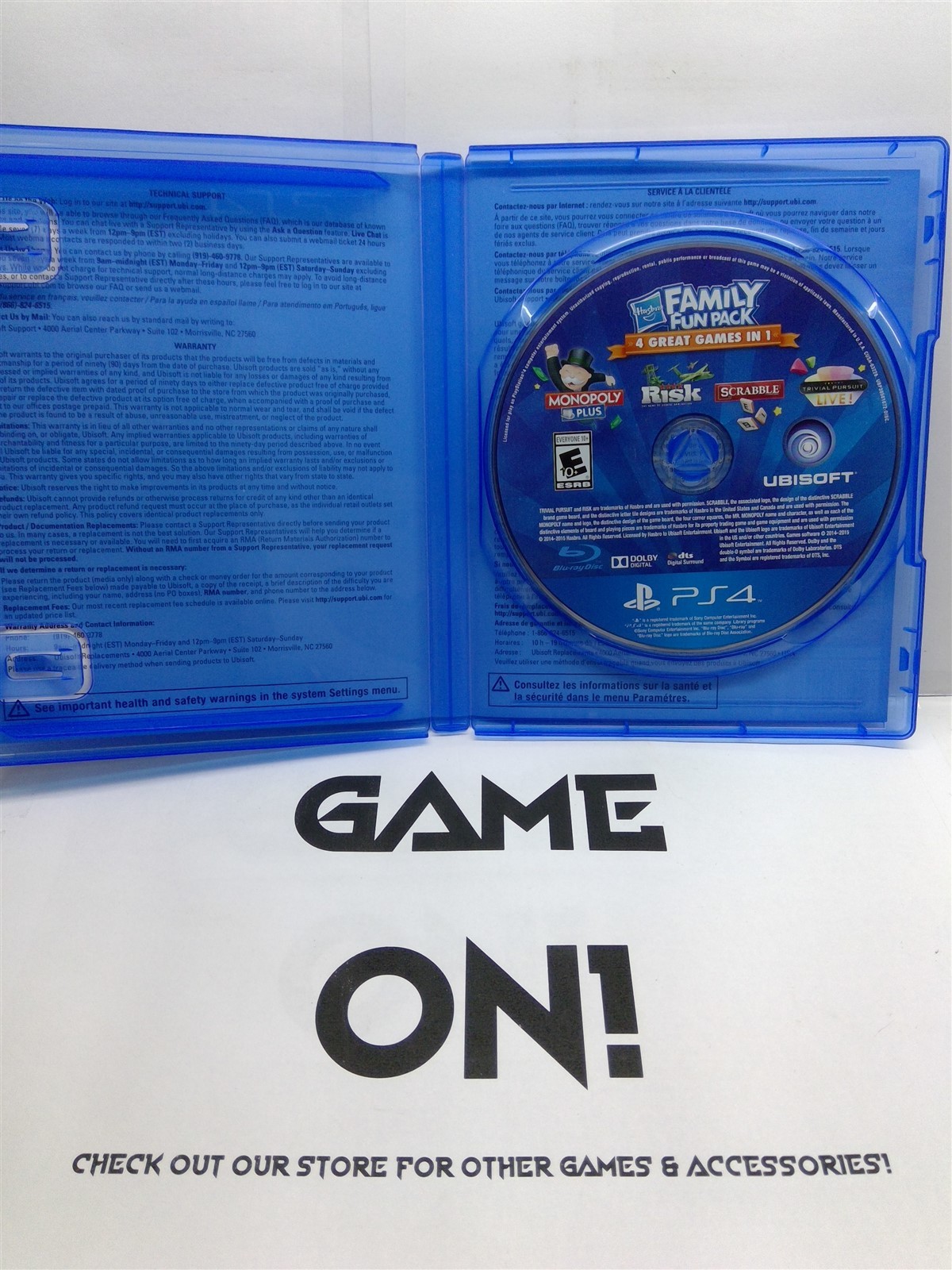 Hasbro Family Fun Pack (PlayStation 4) Clean – LN Disc – Fast Free Ship