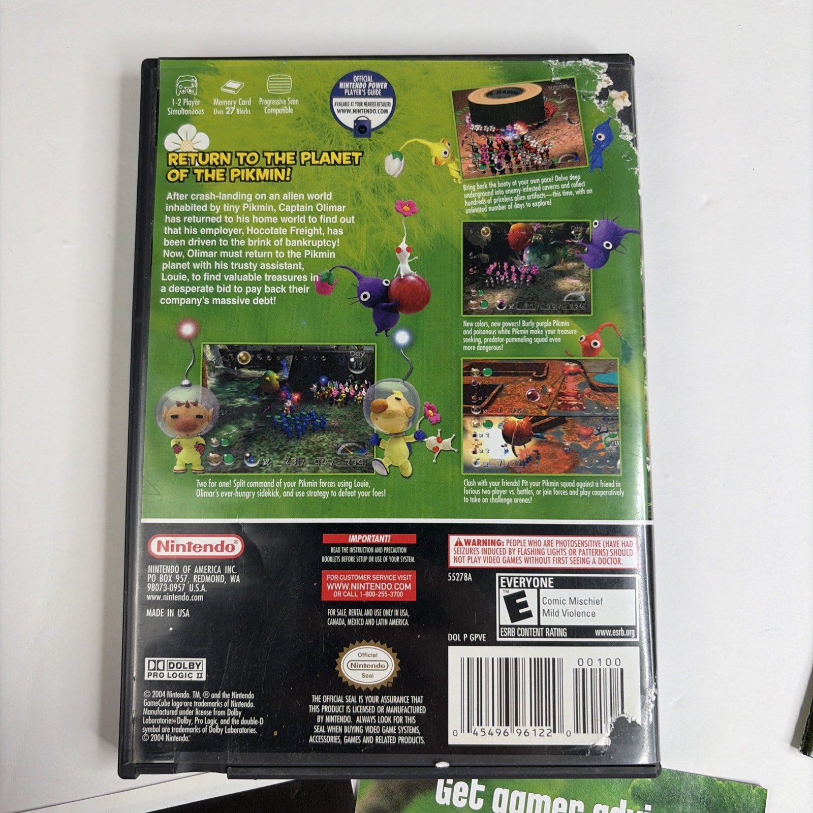 Pikmin 2 GameCube CIB NTSC-U/C Tested Black Label Complete Box Tested