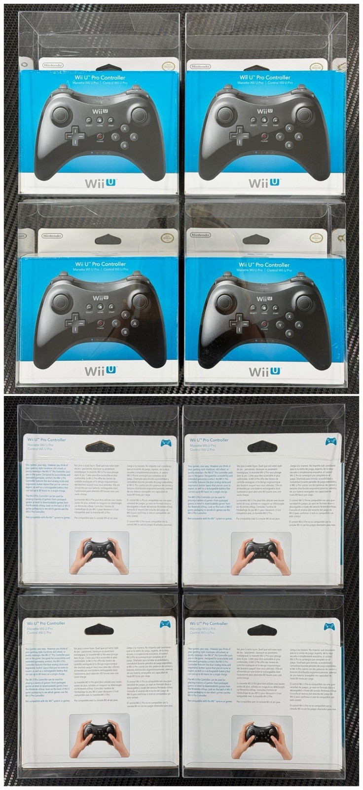 New Nintendo Wii U Deluxe 32GB Black Console CIB Complete 15 Sealed Games Rare
