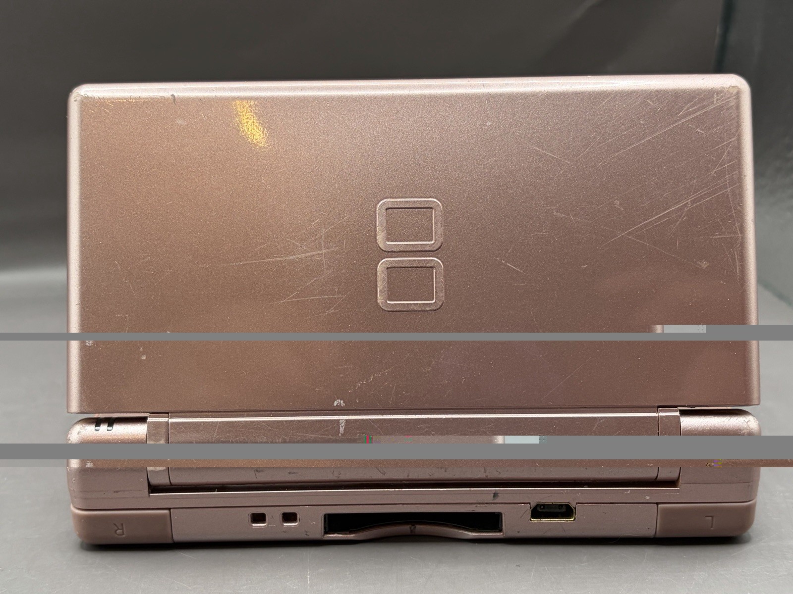 Nintendo DS Lite Metallic Rose Pink Handheld Video Game Console Only With Stylus