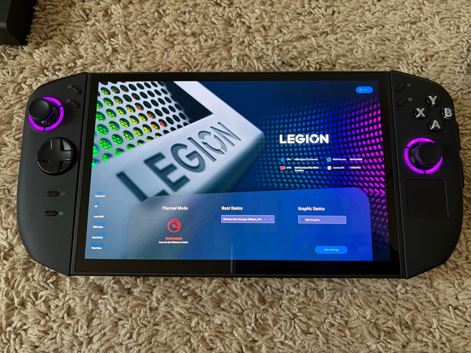 Legion Go 2 with Z2 Extreme, 32 GB RAM, 1TB HD, OLED (In Hand) MINT