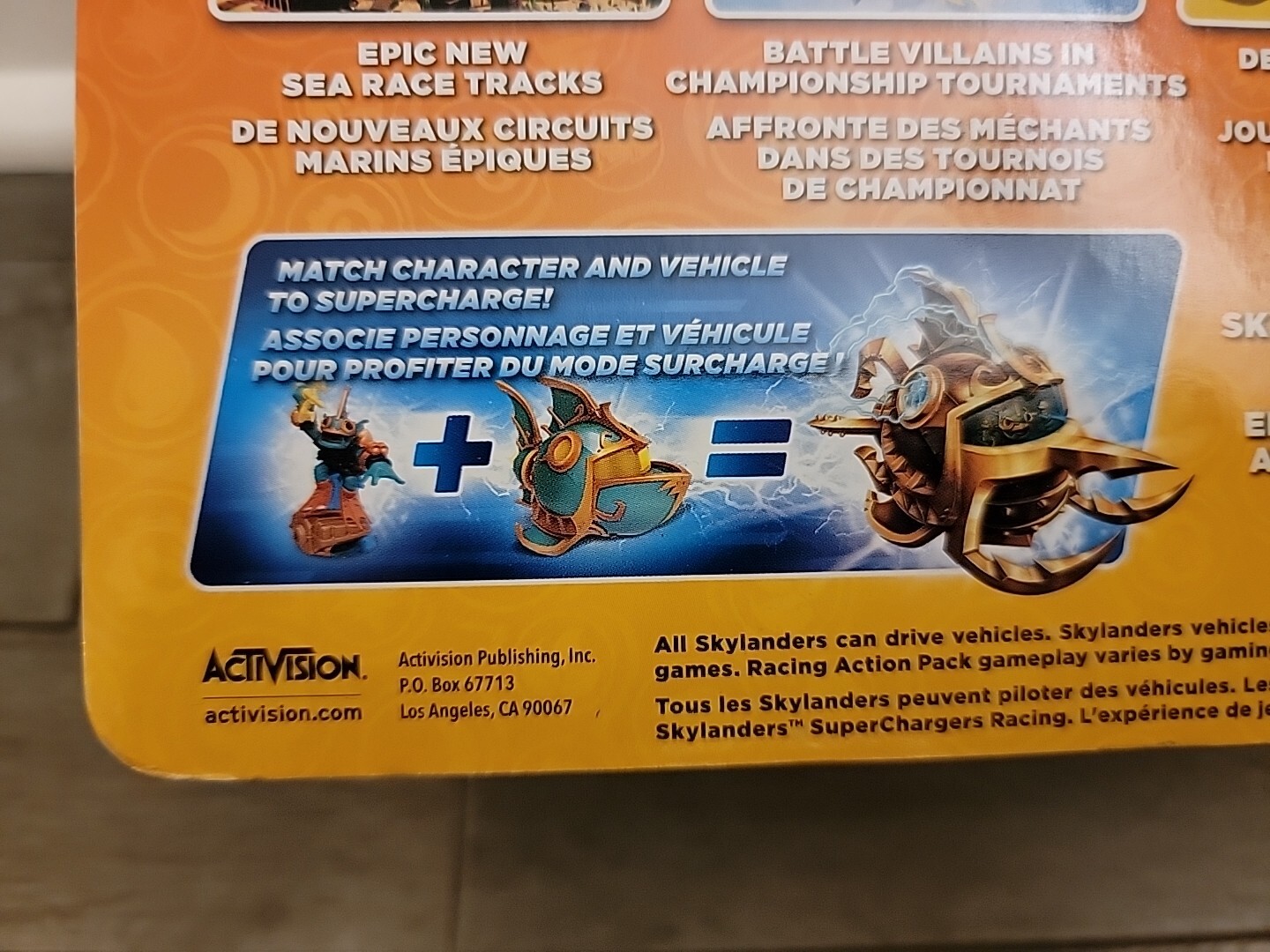 Skylanders SuperChargers Sea Racing Action Pack Gill Grunt Reef Ripper Trophy