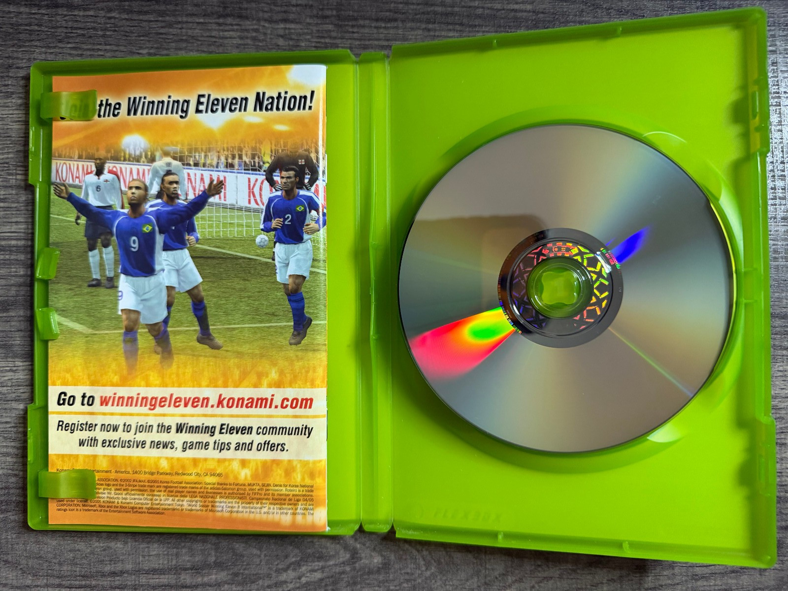 World Soccer Winning Eleven 8 (Original Xbox) Plays On Xbox 360 BC Tested Game