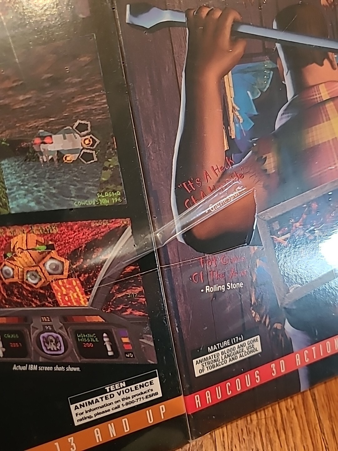 Interplay DESCENT II & Redneck Rampage Double Big Box IBM PC 1996 NEW SEALED!