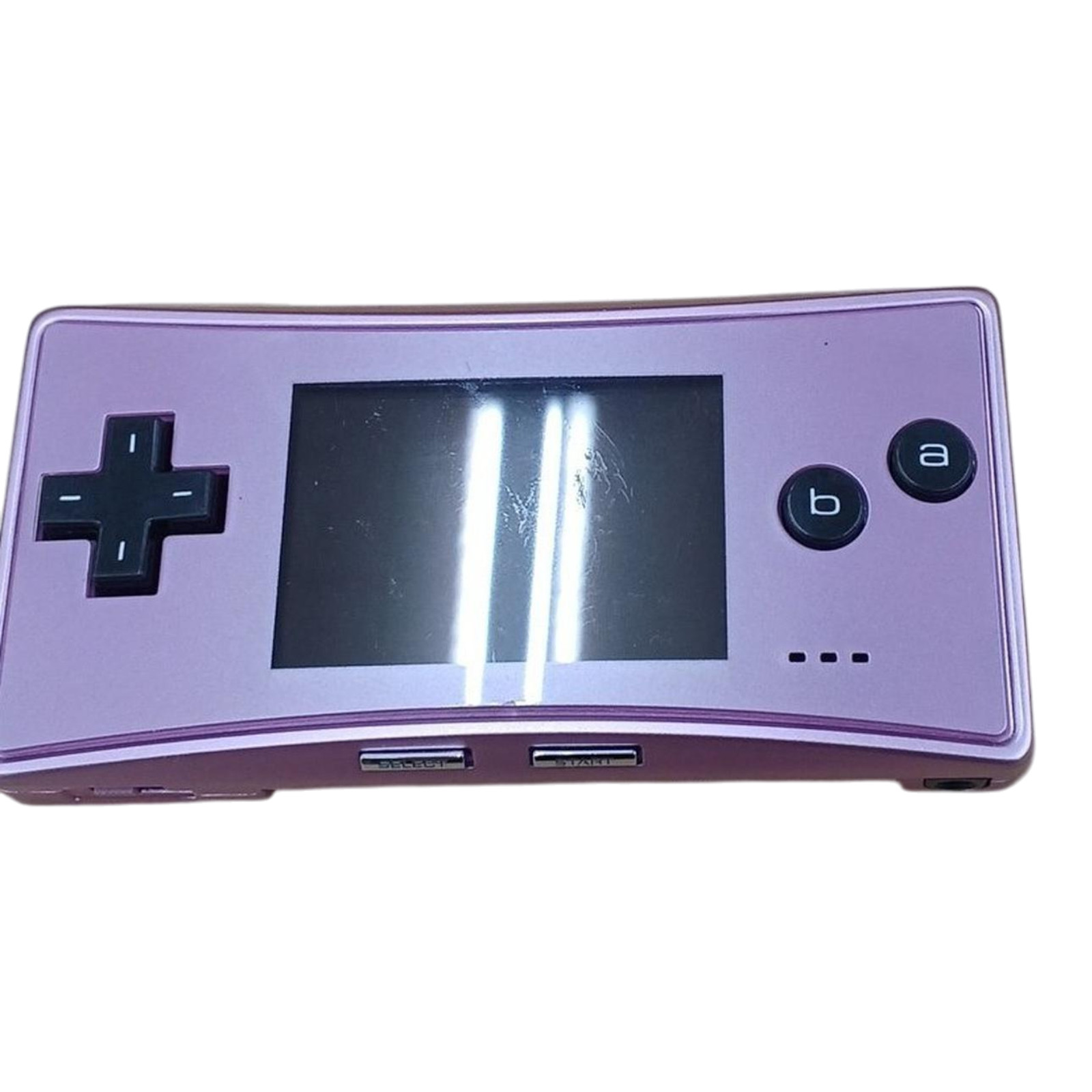 Nintendo Game Boy Micro OXY-001 Handheld Console Purple w / charger Tested Japan