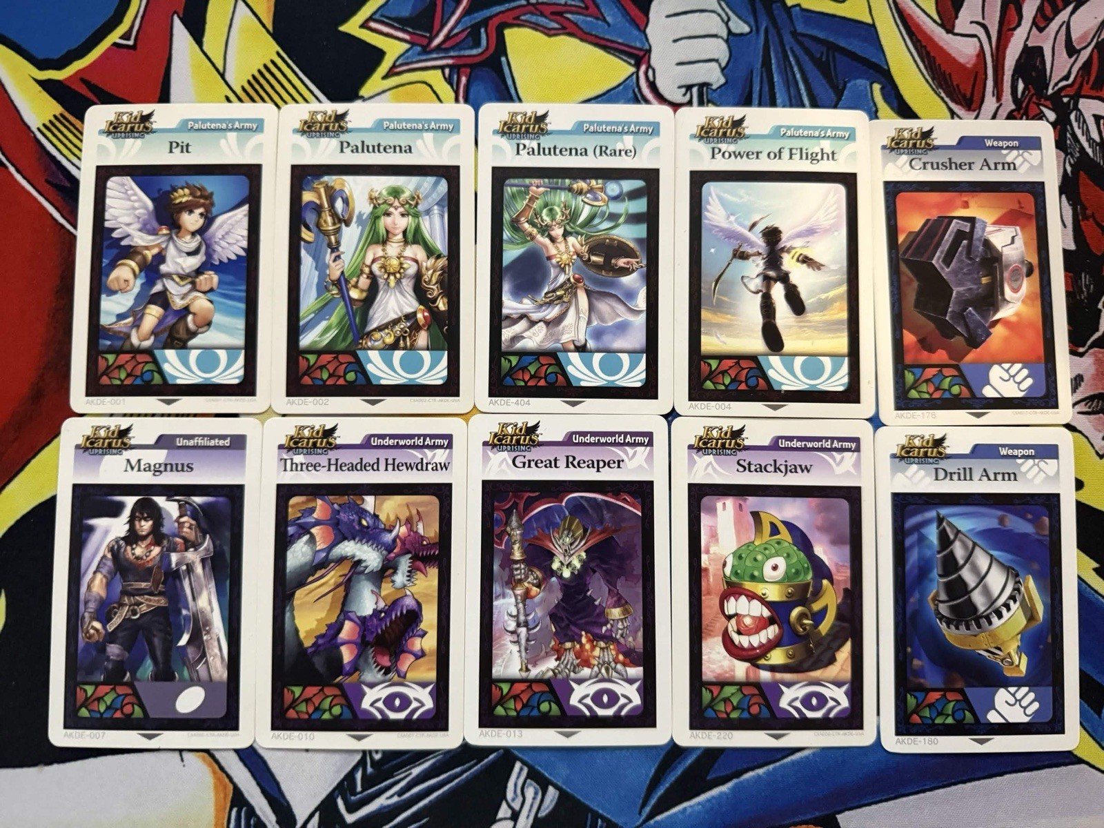 Kid Icarus Uprising AR Cards