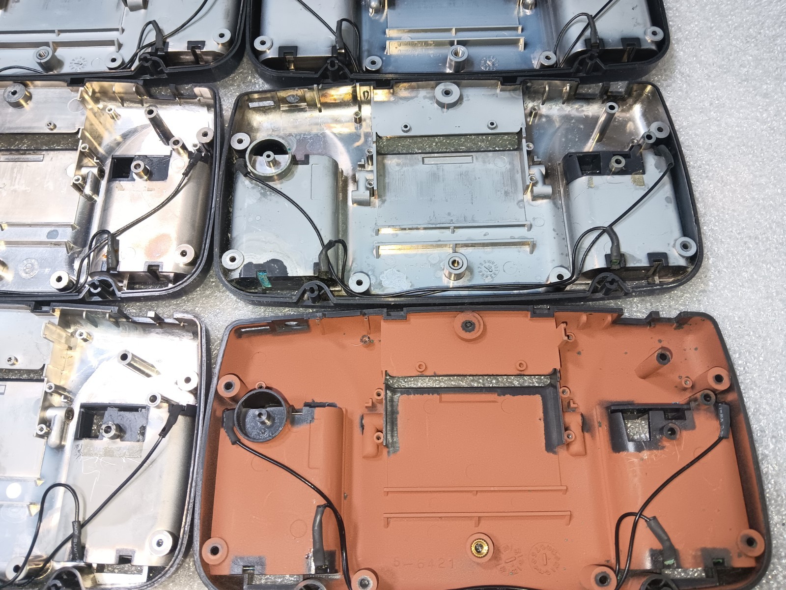 SEGA Game Gear 2110 EXACT EMPTY BACK BATTERY CORROSION X6 ONLY-INTACT-SEE ALL