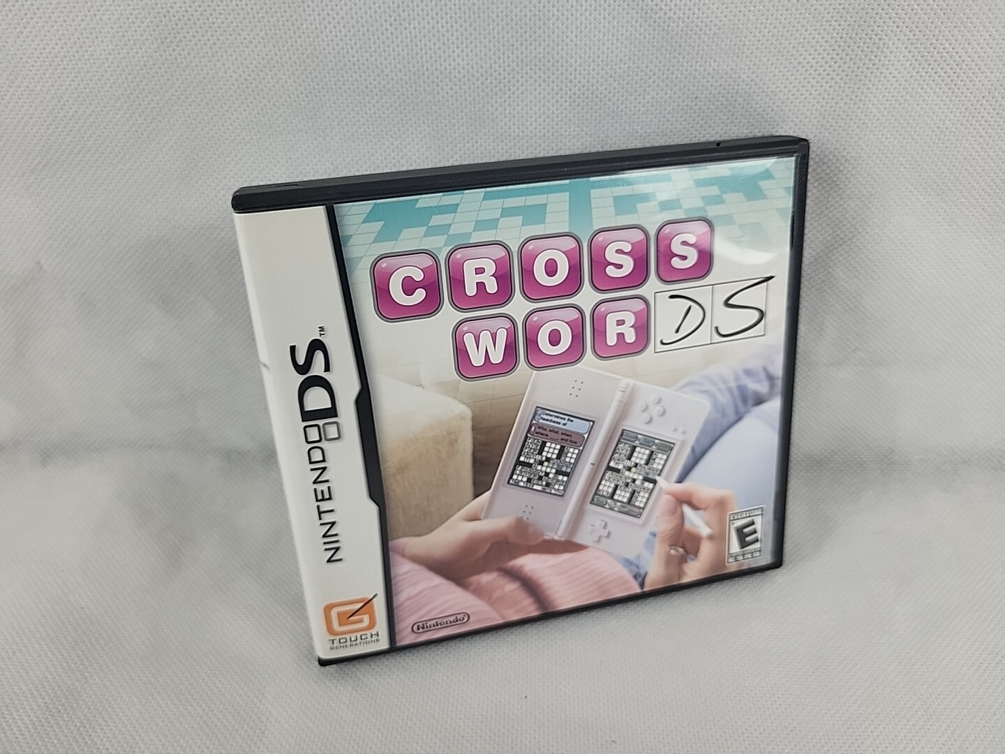 Crosswords DS (Nintendo DS, 2008) Complete W/ Manual Tested and Working