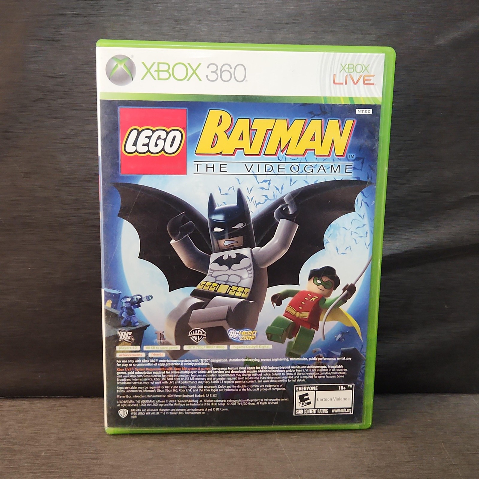 LEGO Batman Pure Xbox 360 Game CIB Complete