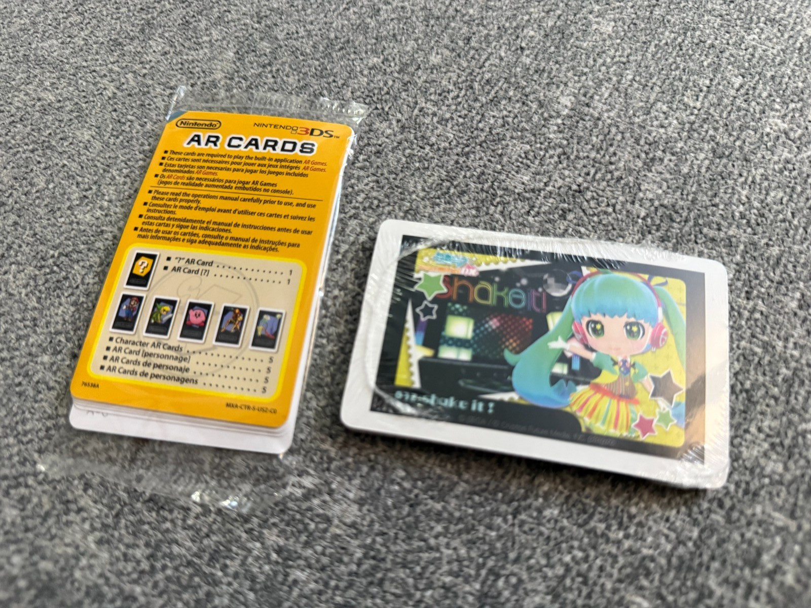 Hatsune Miku Project Mirai DX & 3DS Sealed AR Cards – New & Unopened