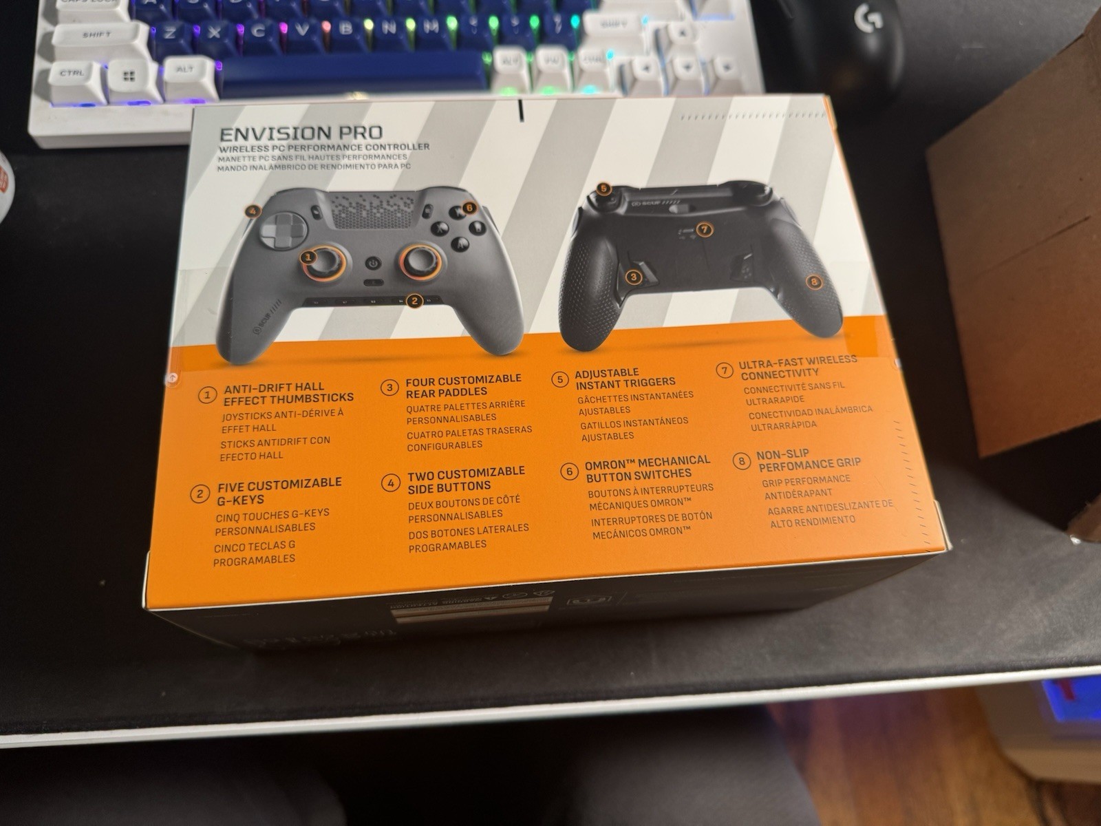 Scuf Envision Pro Wireless Gaming Controller For PC – Steel Grey
