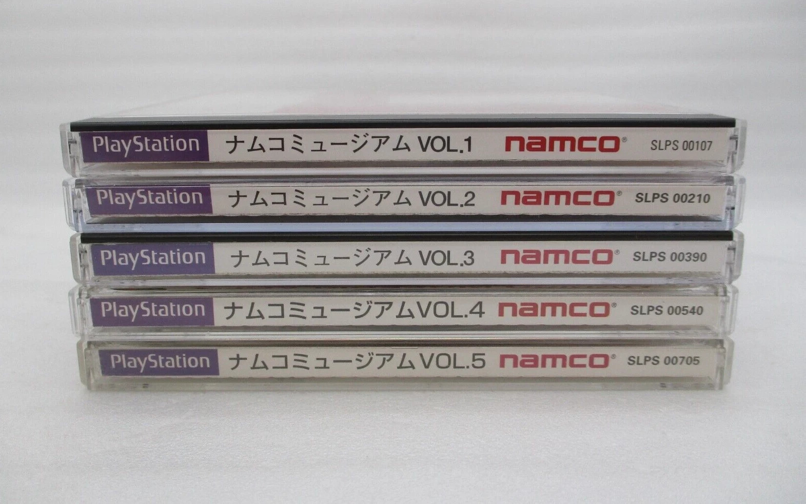 PS1 NAMCO MUSEUM Vol.1 2 3 4 5 5Games Japan import PS PlayStation1 NTSC-J