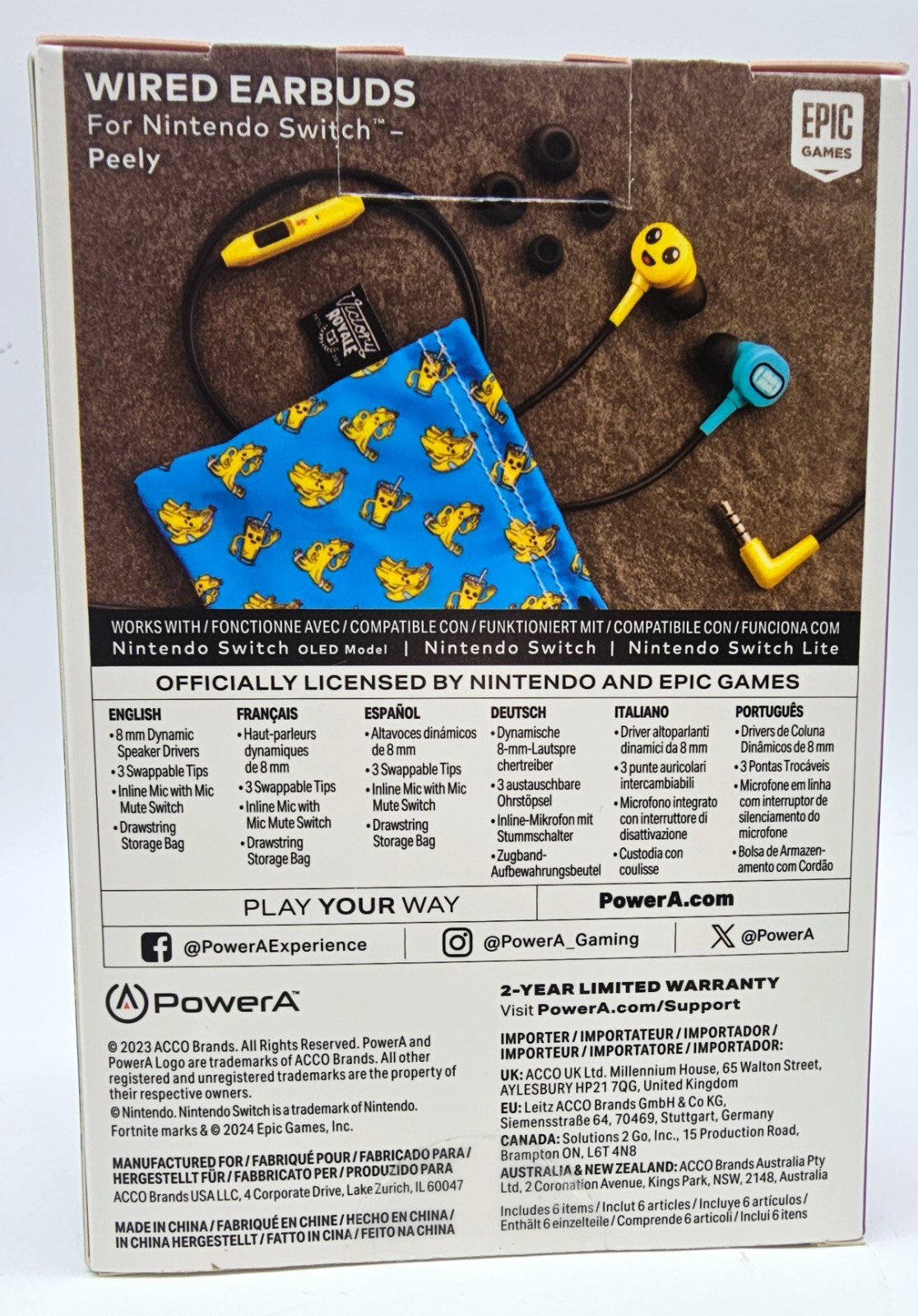 Nintendo Switch Fortnite Peely Accessories Sealed W/ Codes – Choose Your Bundle