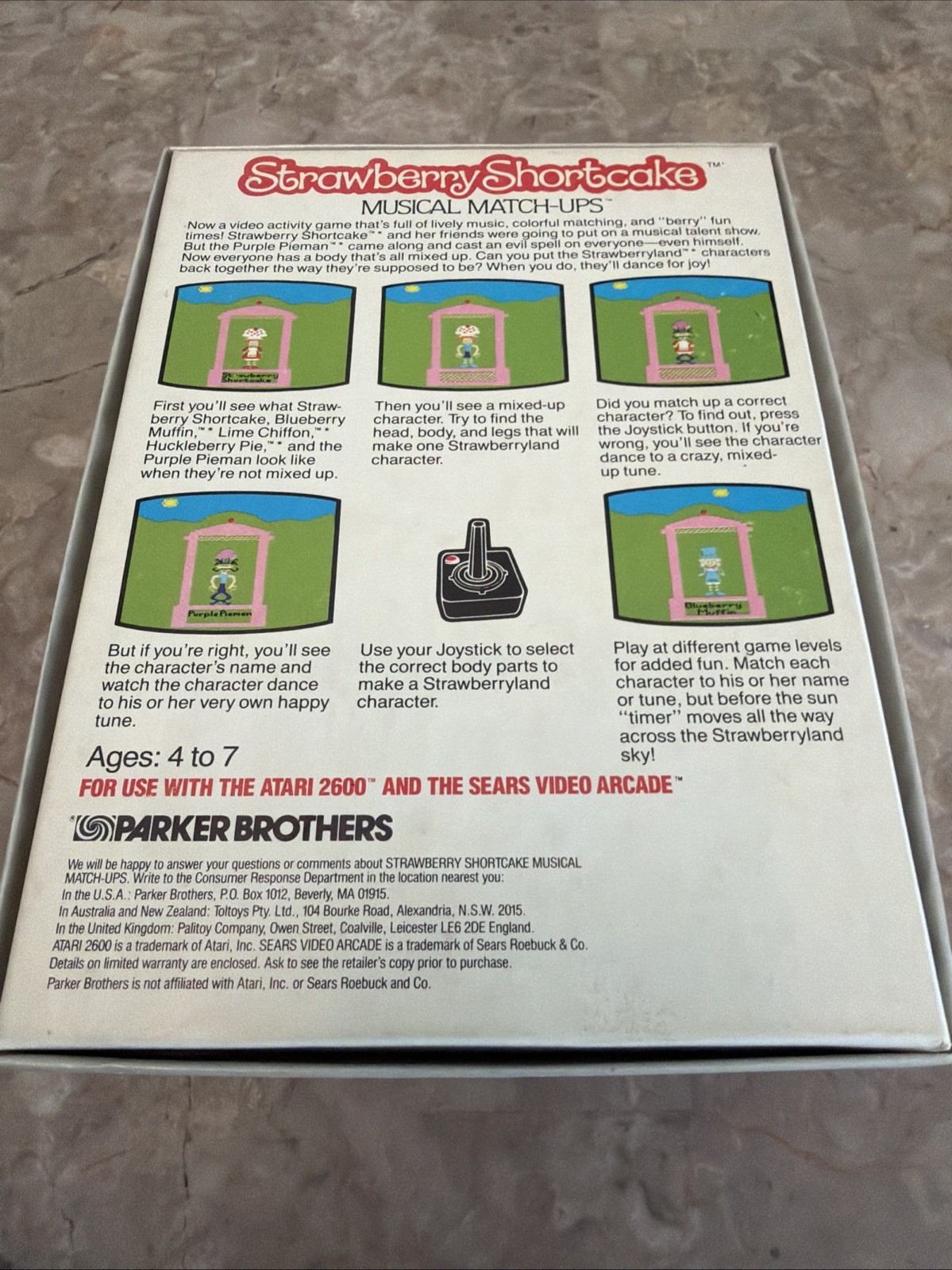 COMPLETE – Strawberry Shortcake: Musical Match-Up (Atari 2600 1983) CIB – TESTED