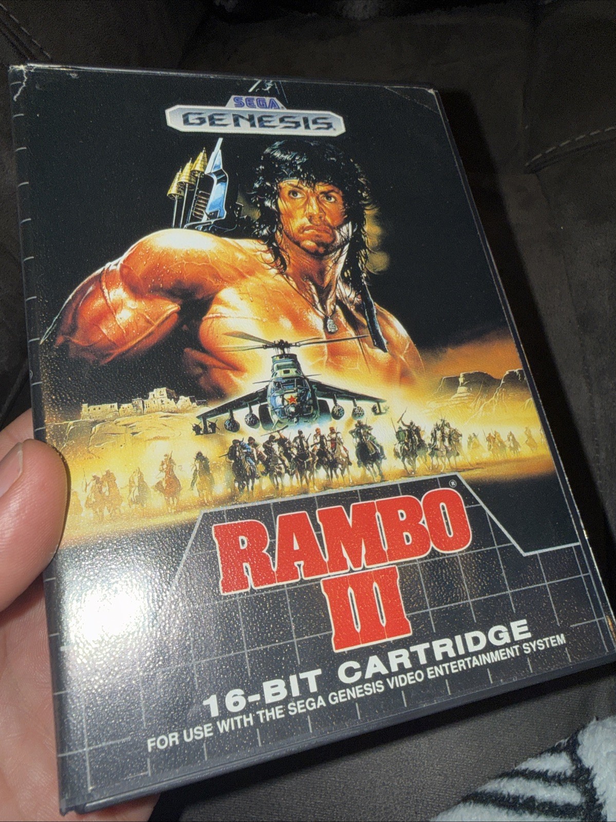 Rambo III (Sega Genesis Game Complete Manual Tested !