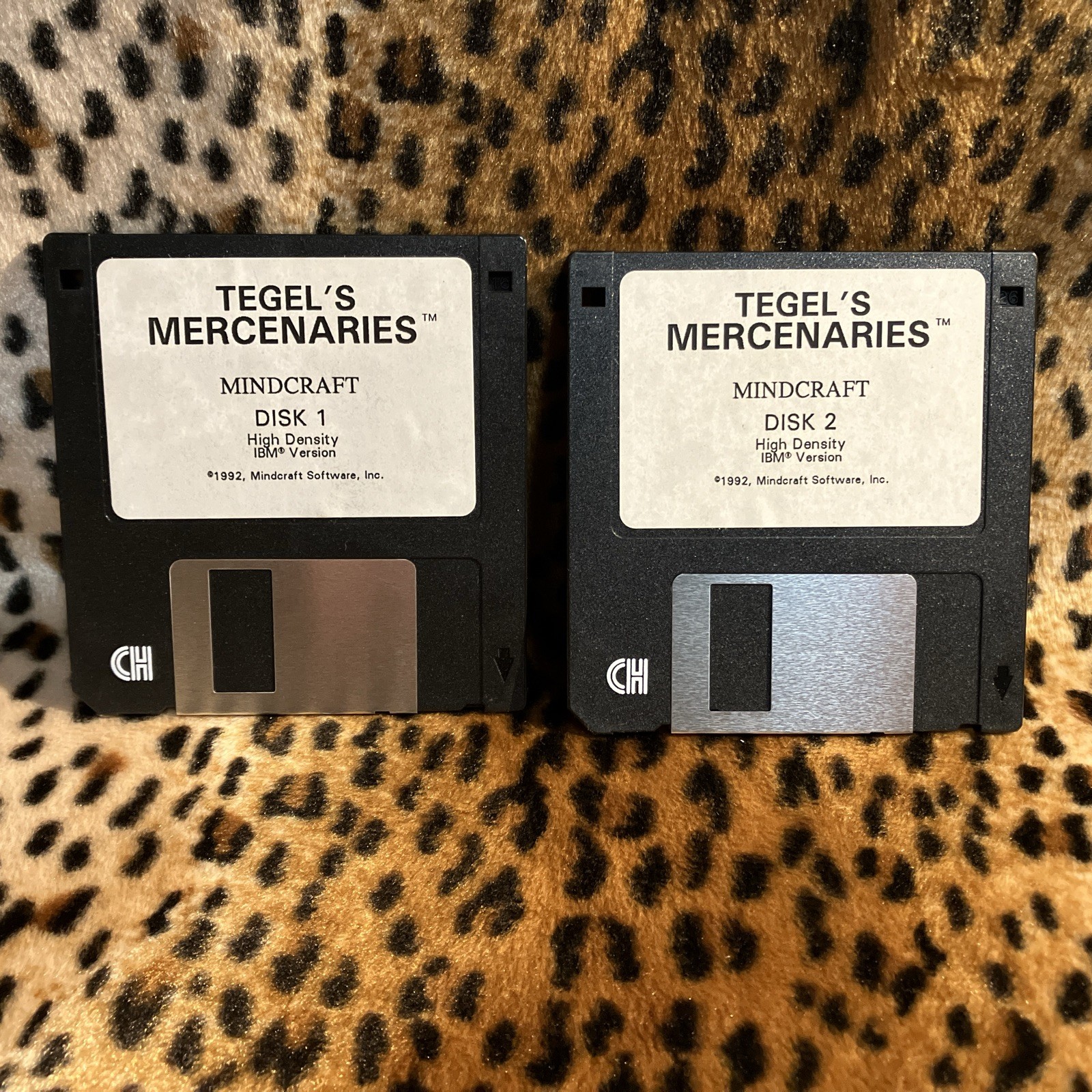 Tegel’s Mercenaries Computer Game PC 3.5″ Mindscape 1992 IBM Big Box CIB