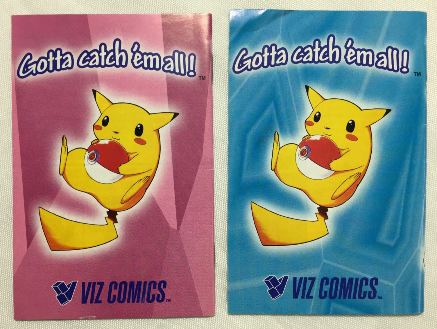 Lot of 2 POKEMON Mini Comics PIKACHU SHOCKS BACK + Electric Tale of Pikachu VHS