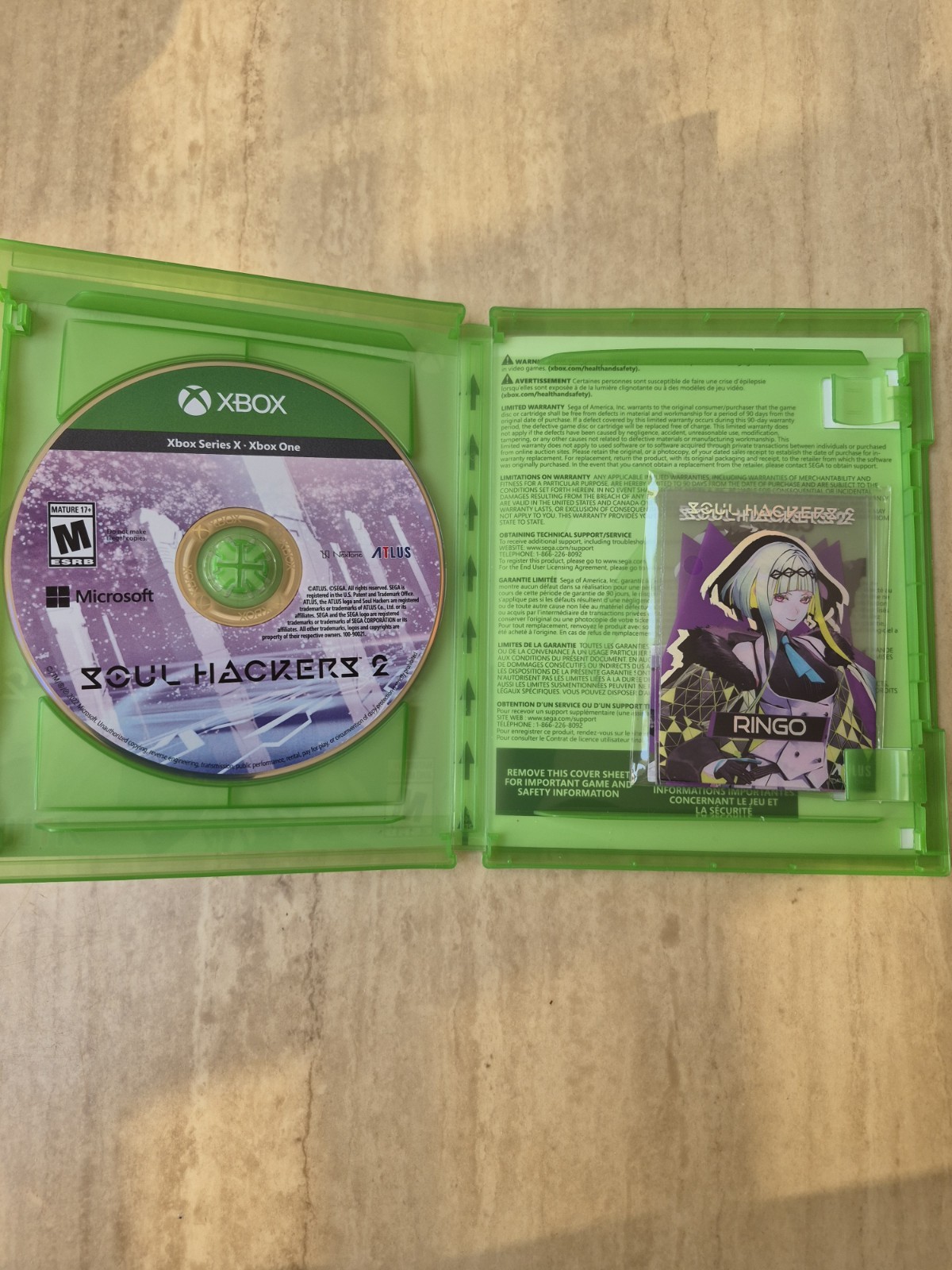 Soul Hackers 2 Launch Edition Xbox One Xbox Series X Complete CIB