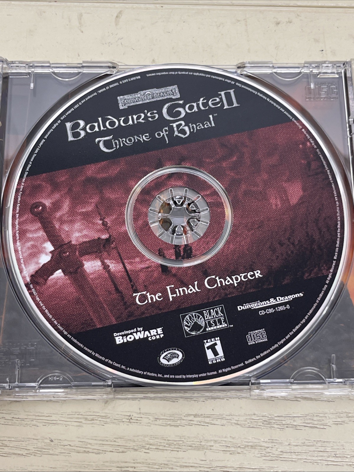 Baldur’s Gate 2 II – Shadows of Amn – PC & Throne of Bhaal CD Manual Reference