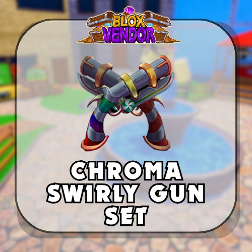 Murder Mystery 2 MM2 | Chroma Swirly Gun Set | Godly Knives and Guns