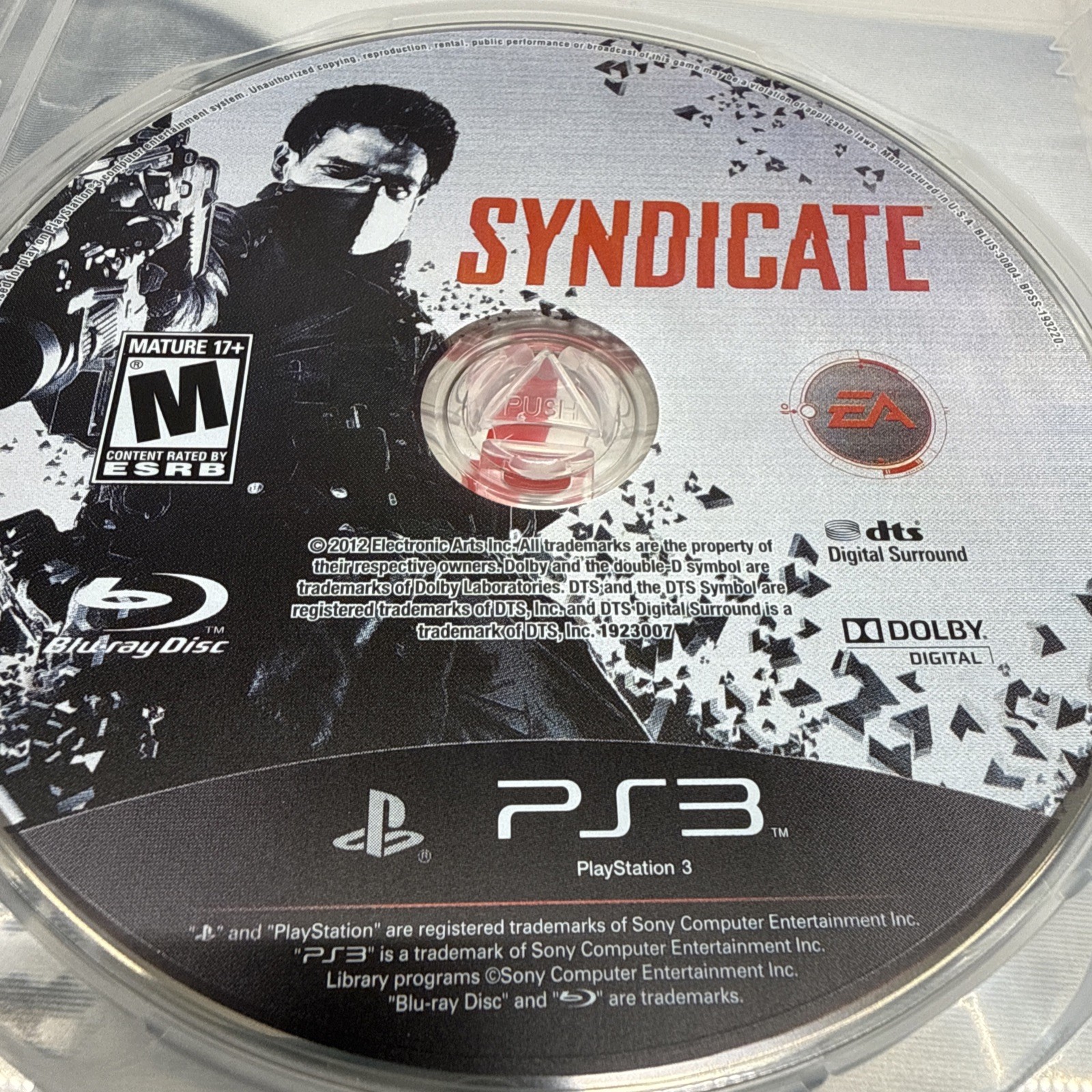 Syndicate PS3 (Sony PlayStation 3, 2012) W/Manual CIB Tested Works Fast Shipping