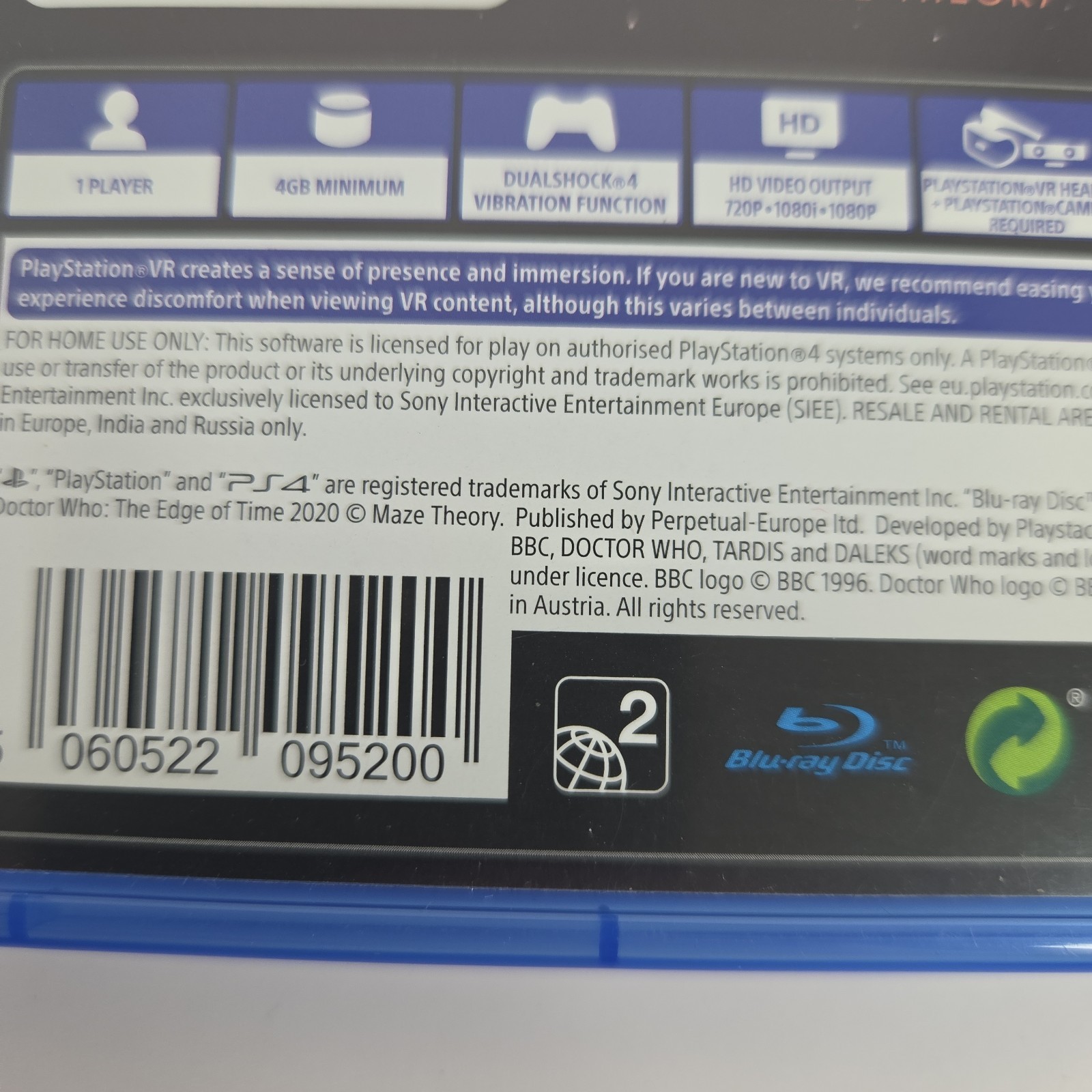 Doctor Who: The Edge of Time – PS4 VR – Sony PlayStation 4