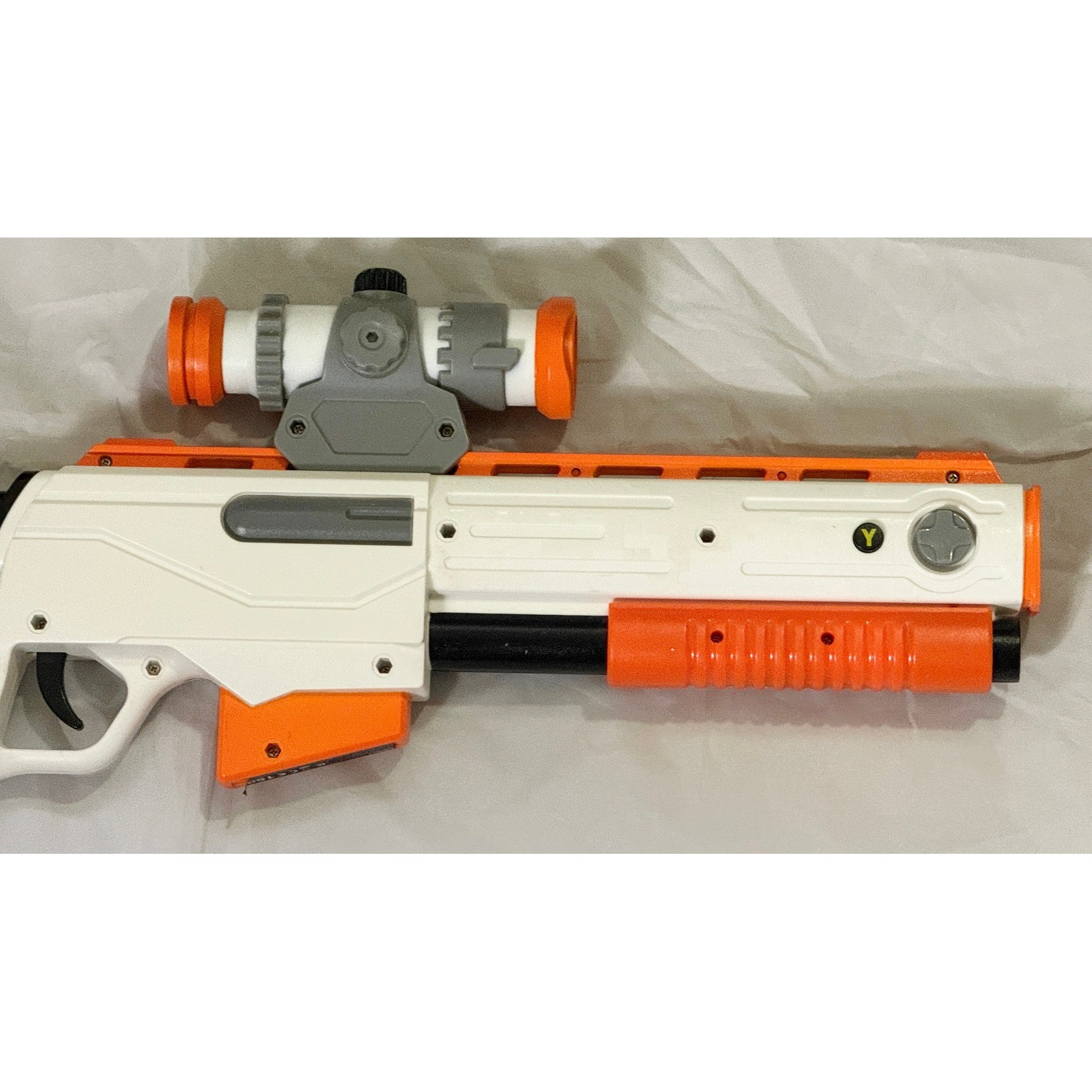 Cabela’s Top Shot Elite Wireless Controller Xbox 360 White Orange Rifle Scope